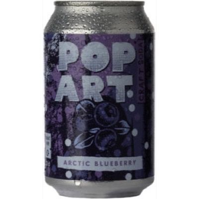 Pop Art Soda Arctic Blueberry
