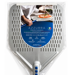 Pala pizza anodizzato AZZURRA SQUARE forata 36cm X 60cm ( GI-METAL )