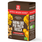 Mjöl färsk pasta/Farina per pasta fresca EKO ( Molino rosso - 1 kg x 10)