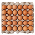 Ägg frigående bruna 1st flak (ca 2kg)