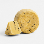 Fårost, Formaggio Piacentinu Ennese DOP, saffran & svartpeppar.  Giolito, ca 4 kg