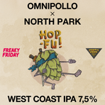 Omnipollo x North Park Hop-Fu! West Coast IPA 7.5% (Fat 20L)