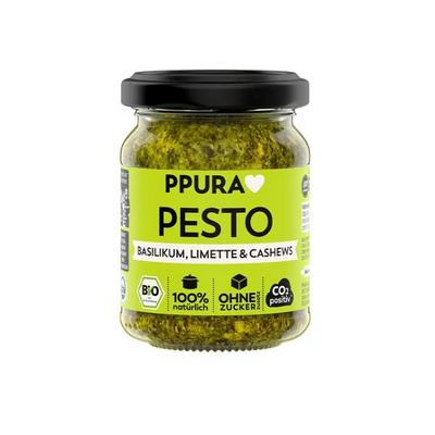 Pesto basilika/lime/cashew 120 g
