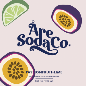 Åre Soda Co Passionsfruk/Lime 33cl