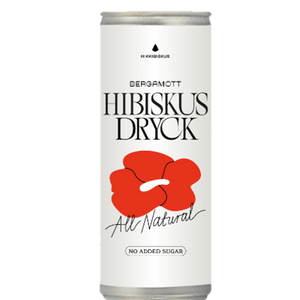 Hibiskus dryck kolsyrat - Bergamott