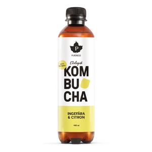 Ekologisk Kombucha, Ingefära & Citron 400 ml x 12 st
