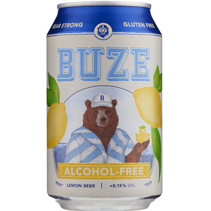 Buze Lemon-Beer alkoholfri-öl & glutenfri 33 CL