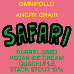 Omnipollo x Angry Chair, Safari Barrel Aged Vegan Ice Cream Stout 13,0% (Fat 10L)