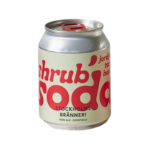 Schrub Soda Jordgubbe, Tomat, Basilika