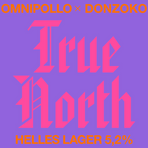 Omnipollo x DONZOKO, True North, Helles Lager 5.2% (Fat 20L)