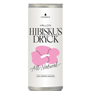 Hibiskus dryck kolsyrat - Hallon