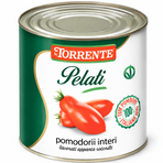 Tomater,Pelati skalade 6x2500gr (La Torrente )