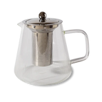 Glastekanna räfflatglas 600 ml