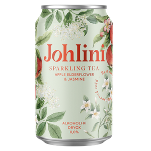 Sparkling Apple & Elderflower Ice tea 33 cl burk