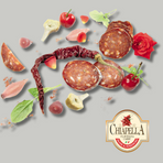 Salsiccia pepperoni CHIAPELLA (Chiapella - 4x500 g) ca 16kg/krt