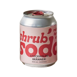 Schrub Soda Rabarber, Mynta, Ingefära