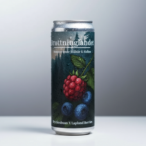 Drottninglandet Mousserande Hallon/ Blåbär 330 ML
