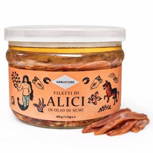 Alici/ Sardeller i olja (Armatore - 1300 gr)