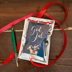 Tevykort God Jul Julbock