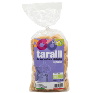 Taralli Cipolla/Lök Eko (Isola Sociale - 250g)