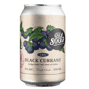 GBG Soda Black Currant 33 cl burk