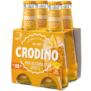 CRODINO 0,0% Alkoholfri aperitif 4 x 175 ml