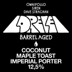 Omnipollo x Siren Lorelei Barrel Aged Coconut Maple Toast Imperial Porter 12,5% (Fat 20L)