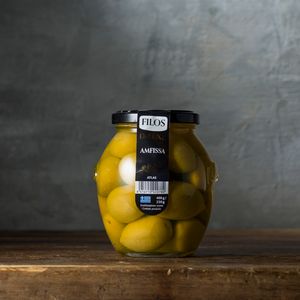 Amfissaoliver med kärna