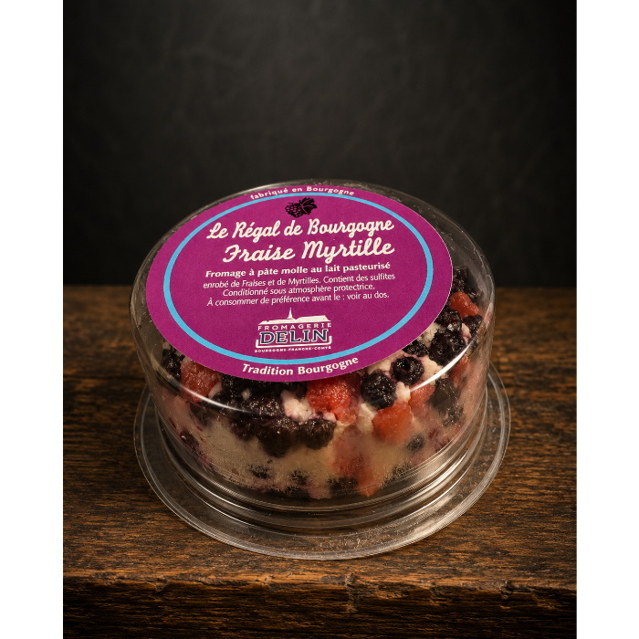 Le Régal de Bourgogne Fraise Myrtille 110g