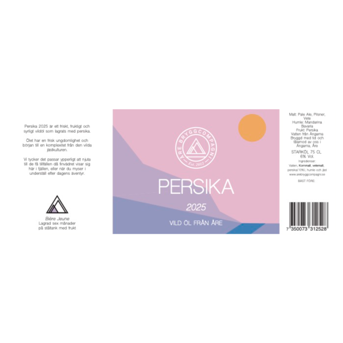 Persika 2025 6.0% 750ml flaska