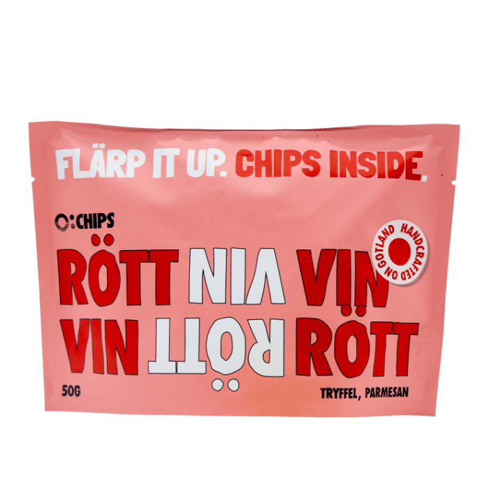 Chips Rött Vin - Tryffel & Parmesan