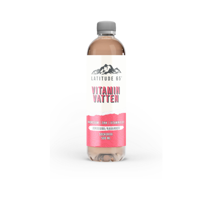 Latitude 65 - Jordgubb/Rabarber 500ml (Flaska 510 ml)