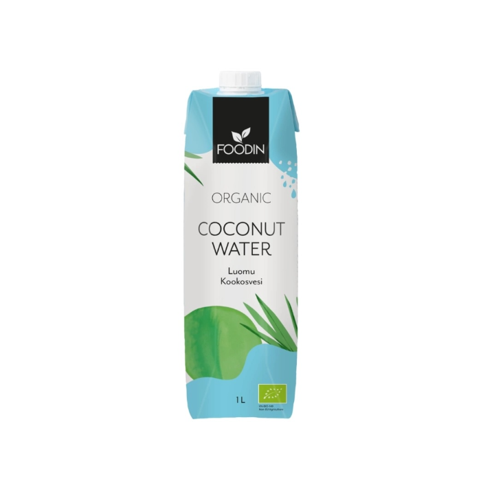 Kokosvatten 1 liter, ekologiskt Foodin.