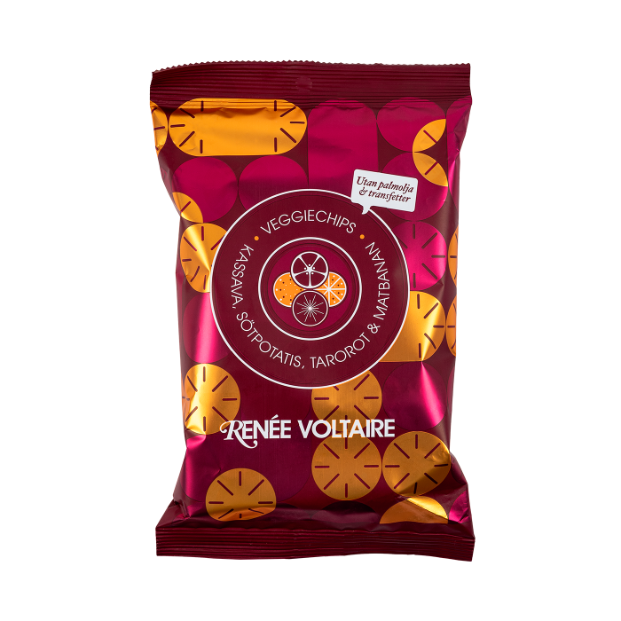 Renée Voltaire Veggiechips - Kassava, Sötpotatis, Tarorot & Matbanan 115g (14)