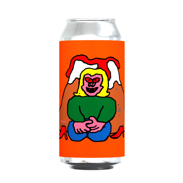 Omnipollo x Mortalis, Deep Crust Raspberry Cream Smoothie Sour 6% (Burk 440ml)