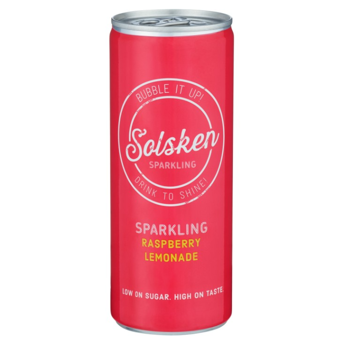 Raspberry sparkling lemonade 25cl x 24st
