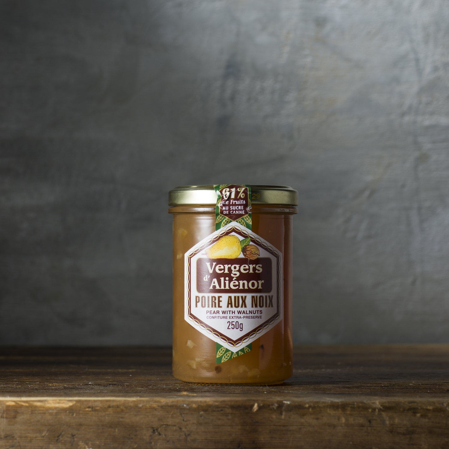 Päronmarmelad med valnötter 250g