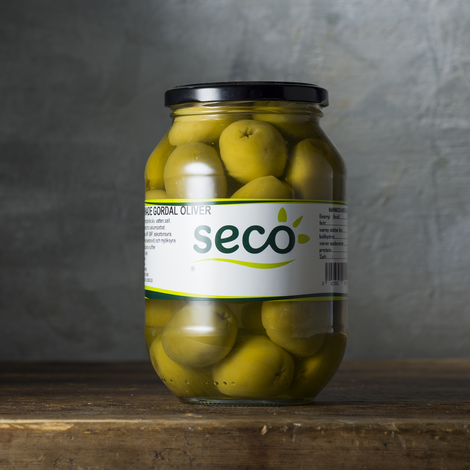 Gordaloliver urkärnade 850g