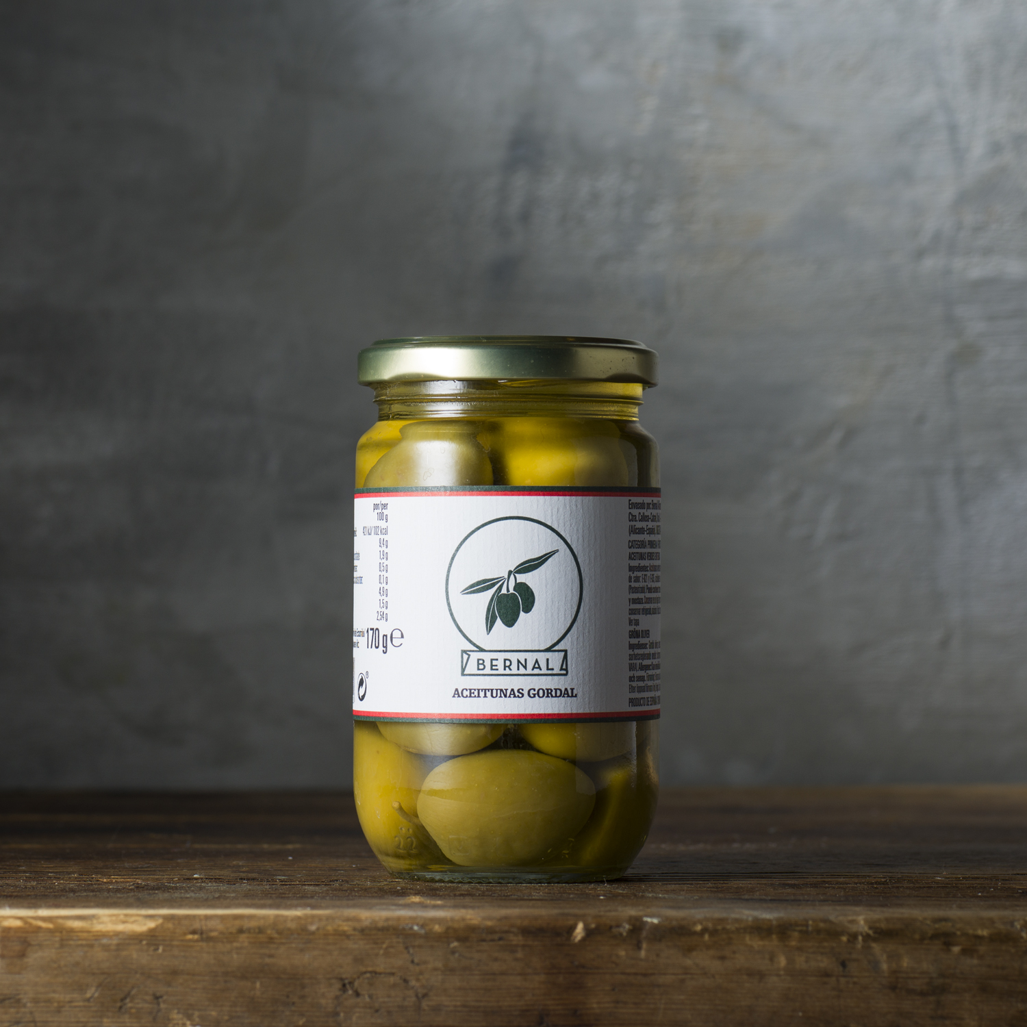 Gordaloliver 150g Bernal
