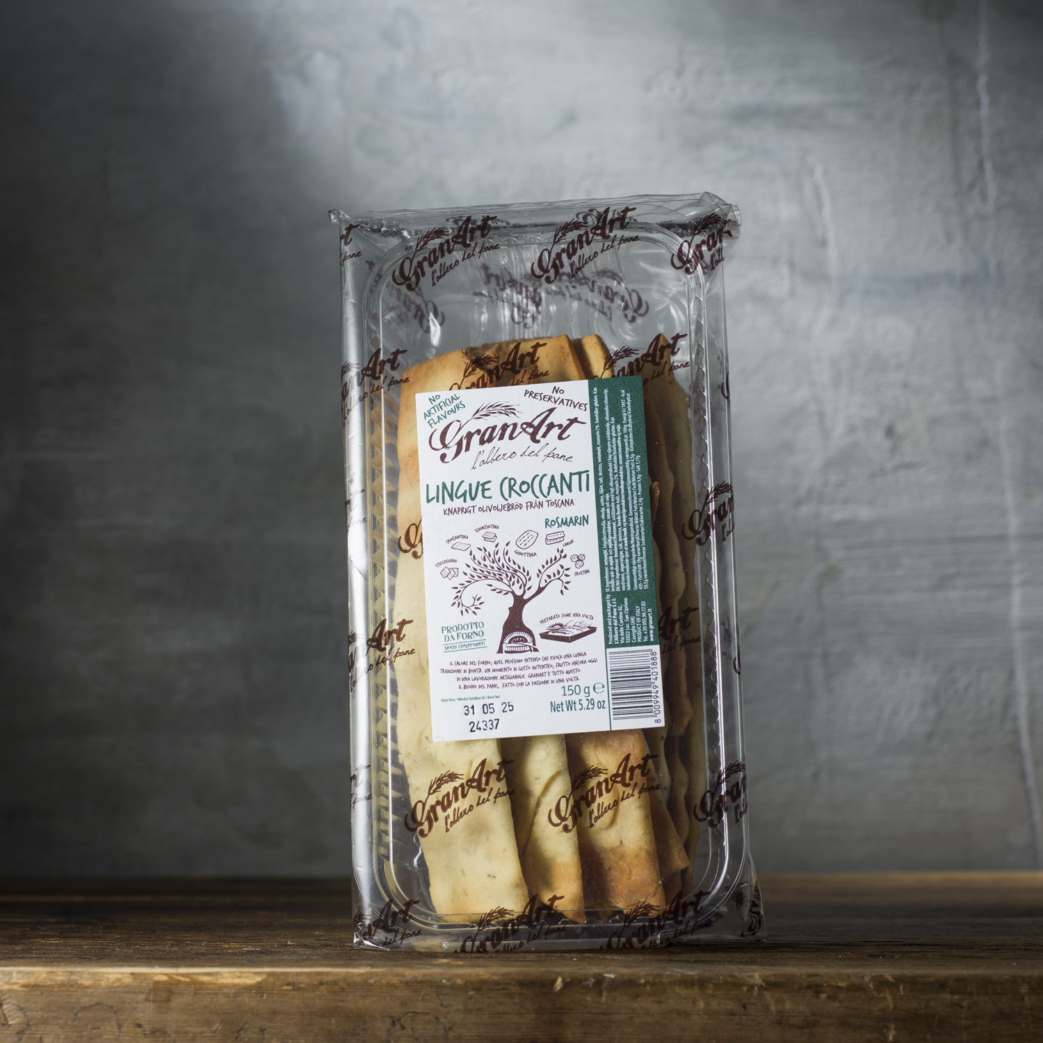 Lingue croccanti rosmarin