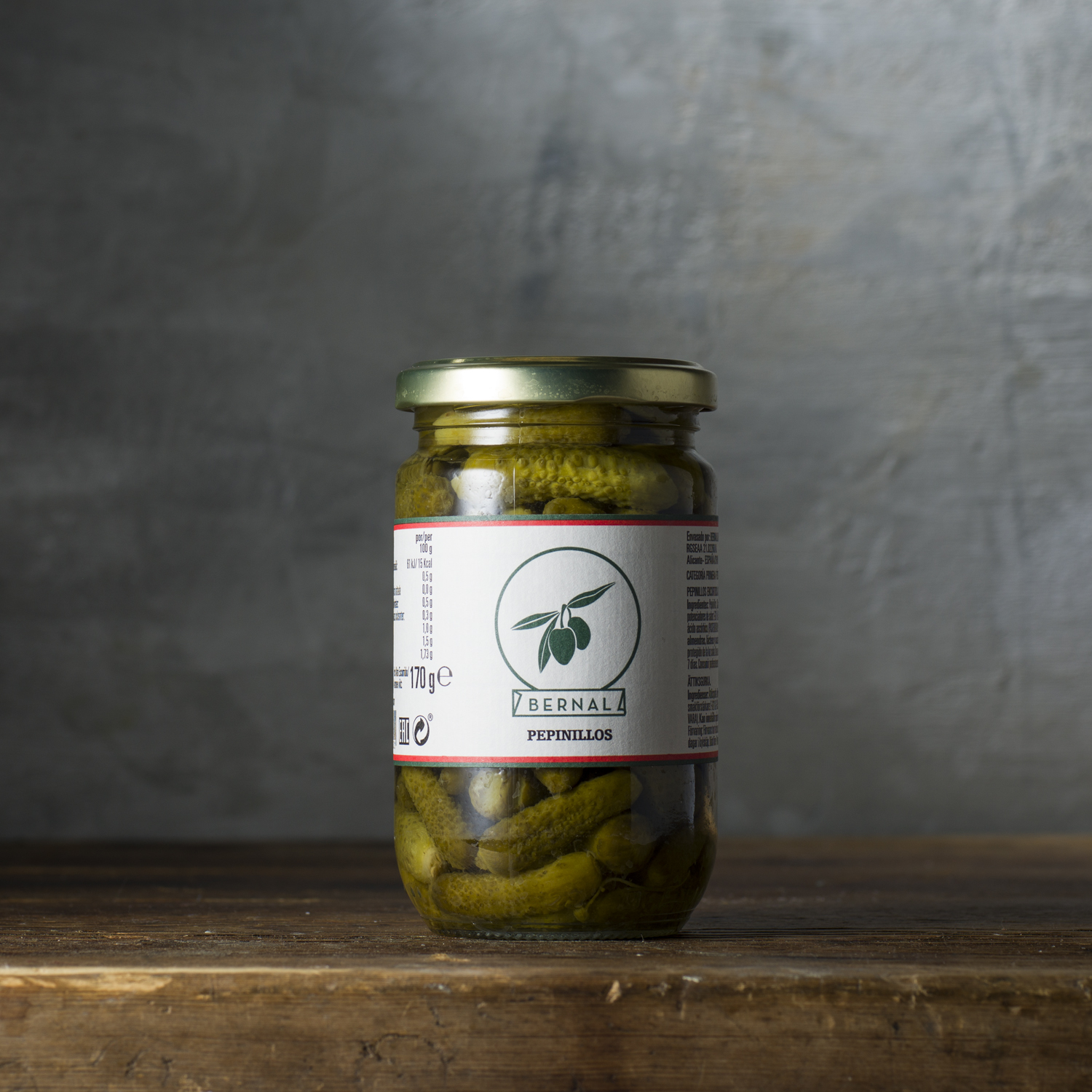 Pepinillos 170g Bernal
